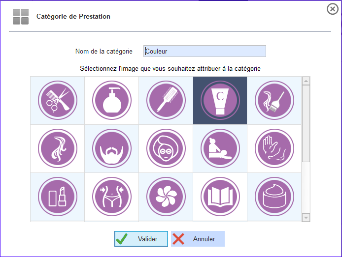 Modification de catégorie